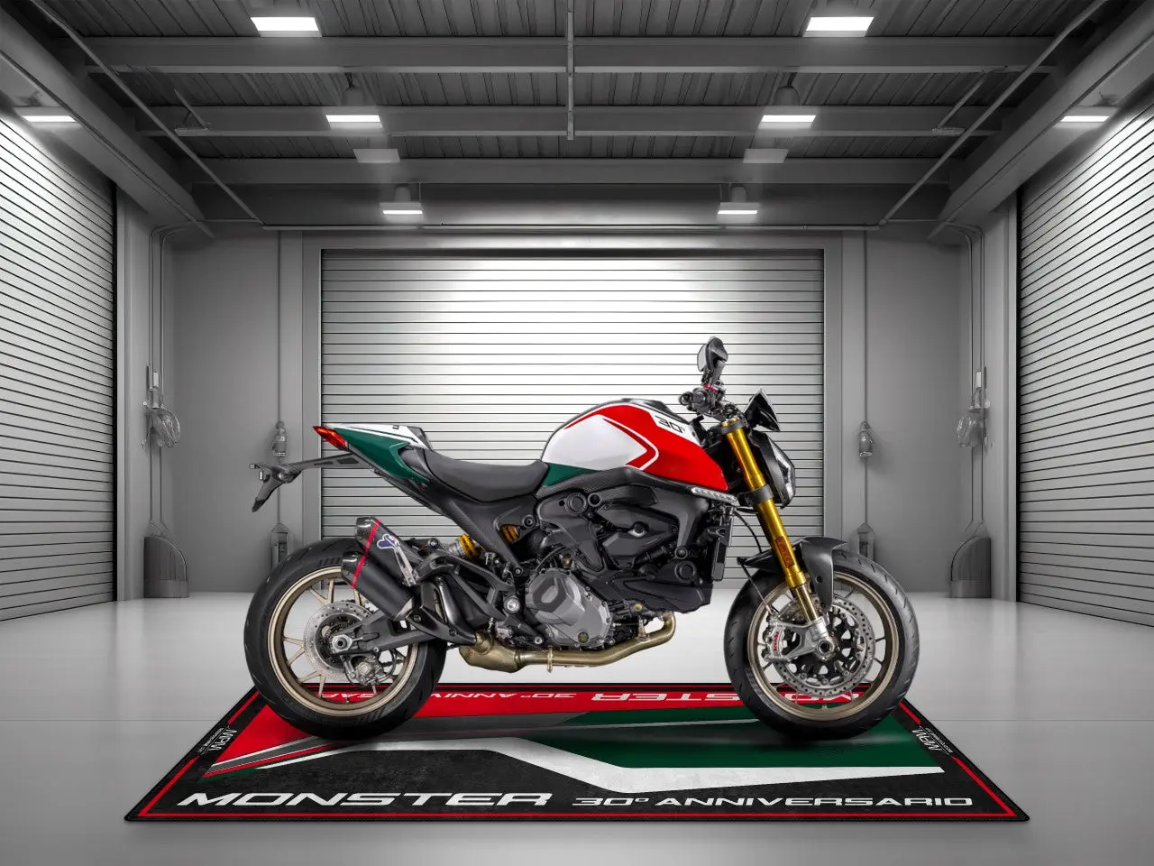 Motorcycle Mat for Ducati Monster 30th Anniversario Motorcycle - MM4106 - Image 5