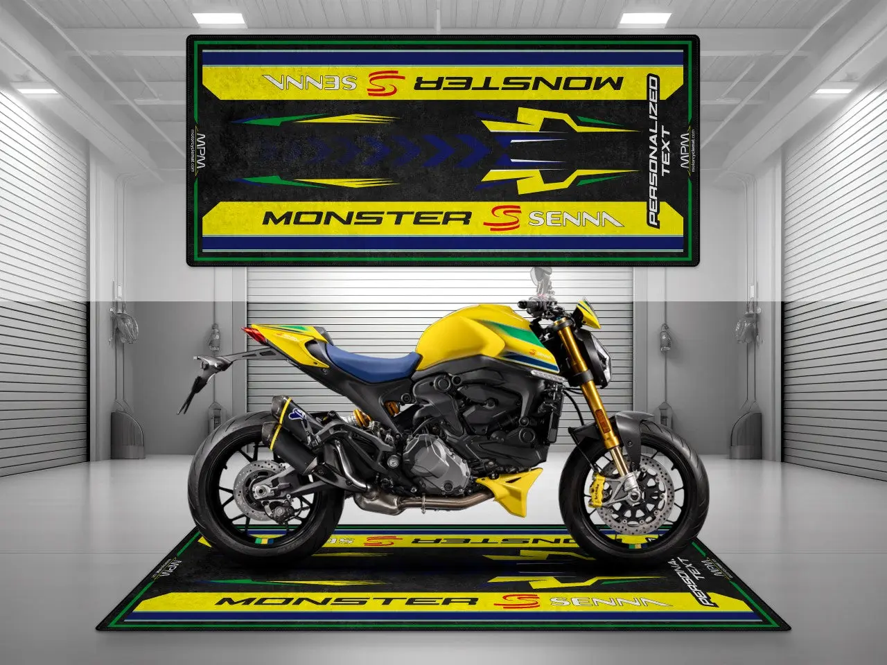 Motorcycle Mat for Ducati Monster Senna Motorcycle - MM4107 - Image 3