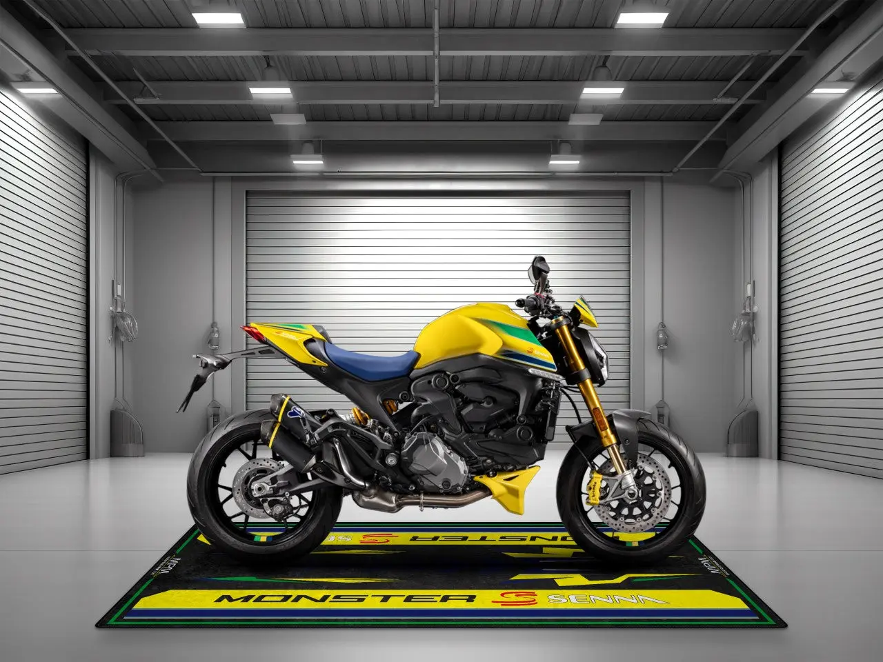 Motorcycle Mat for Ducati Monster Senna Motorcycle - MM4107 - Image 5
