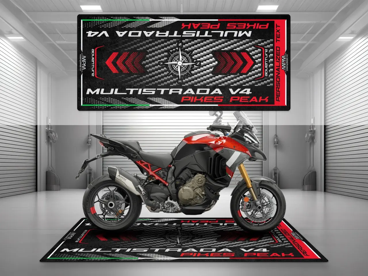 Motorcycle Mat for Ducati Multistrada Pikes Peak Motorcycle - MM4113 - Image 3