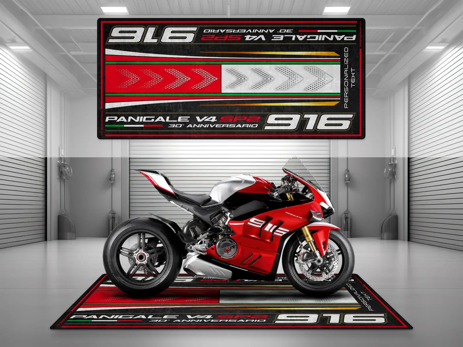 Motorcycle Mat for Ducati Panigale V4 SP2 30th Anniversary - MM4120 - Image 3
