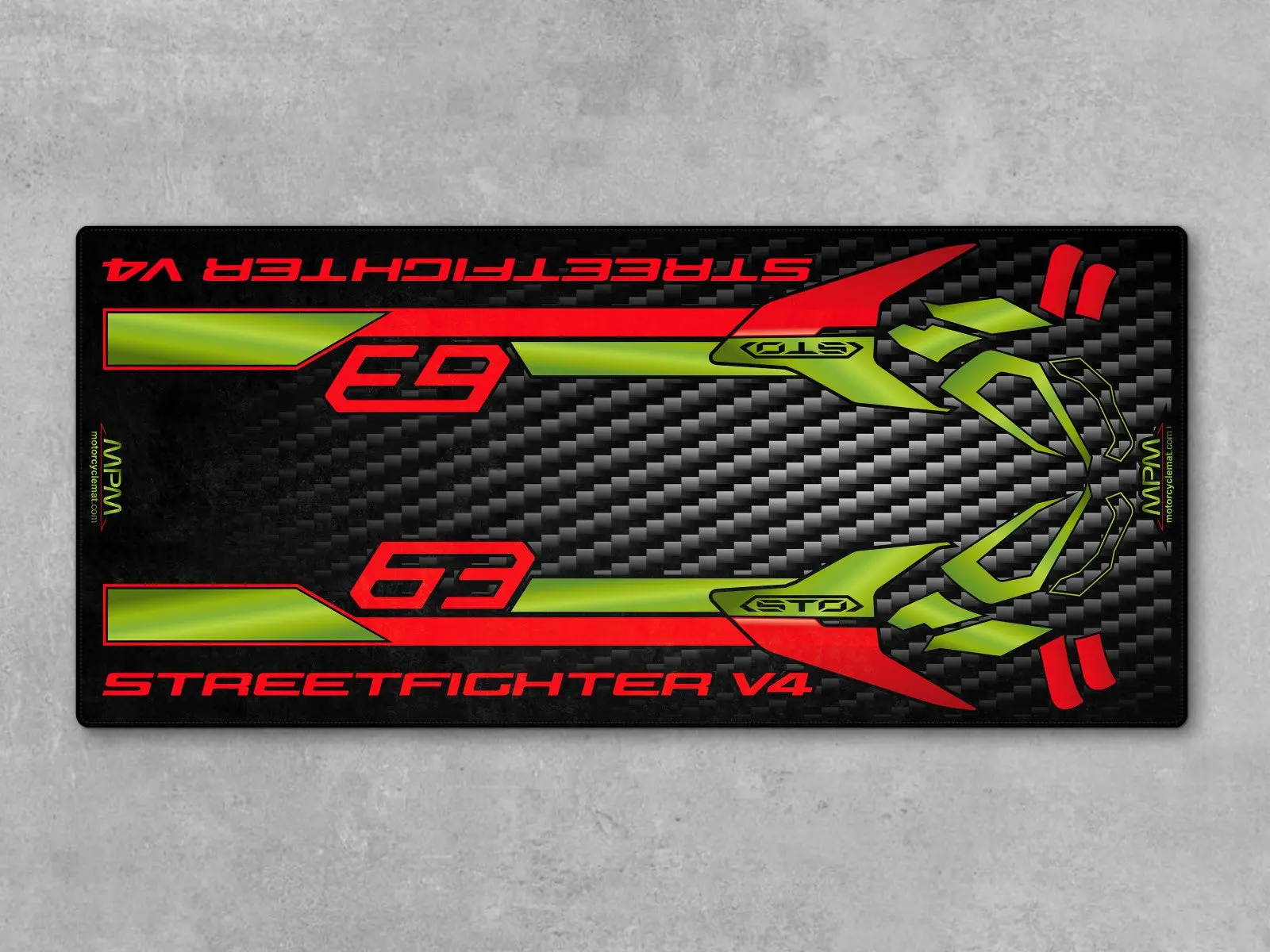Motorcycle Mat for Ducati Streetfighter V4 Lamborghini Edition - MM4115 - Image 2
