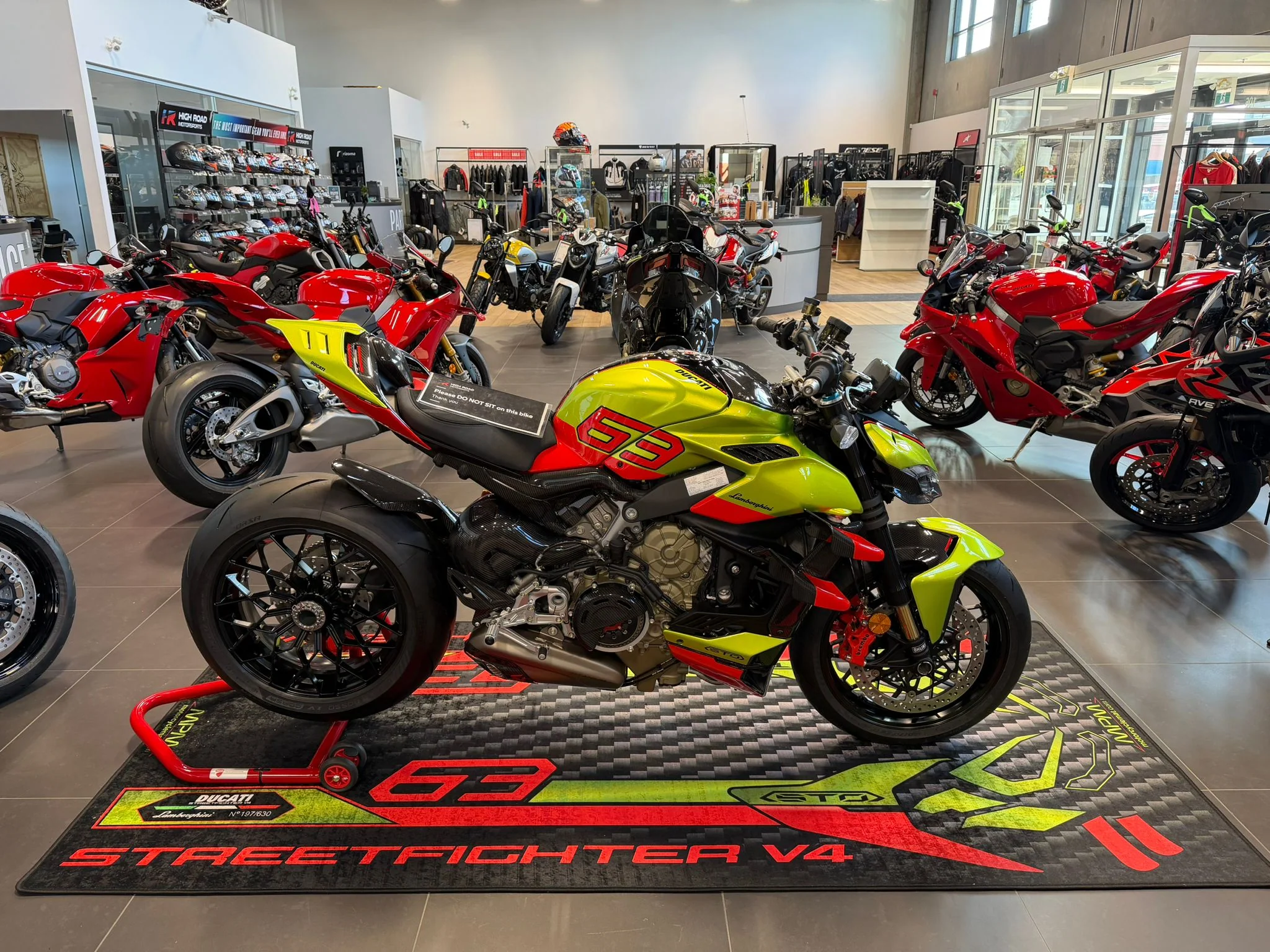 Motorcycle Mat for Ducati Streetfighter V4 Lamborghini Edition - MM4115 - Image 5