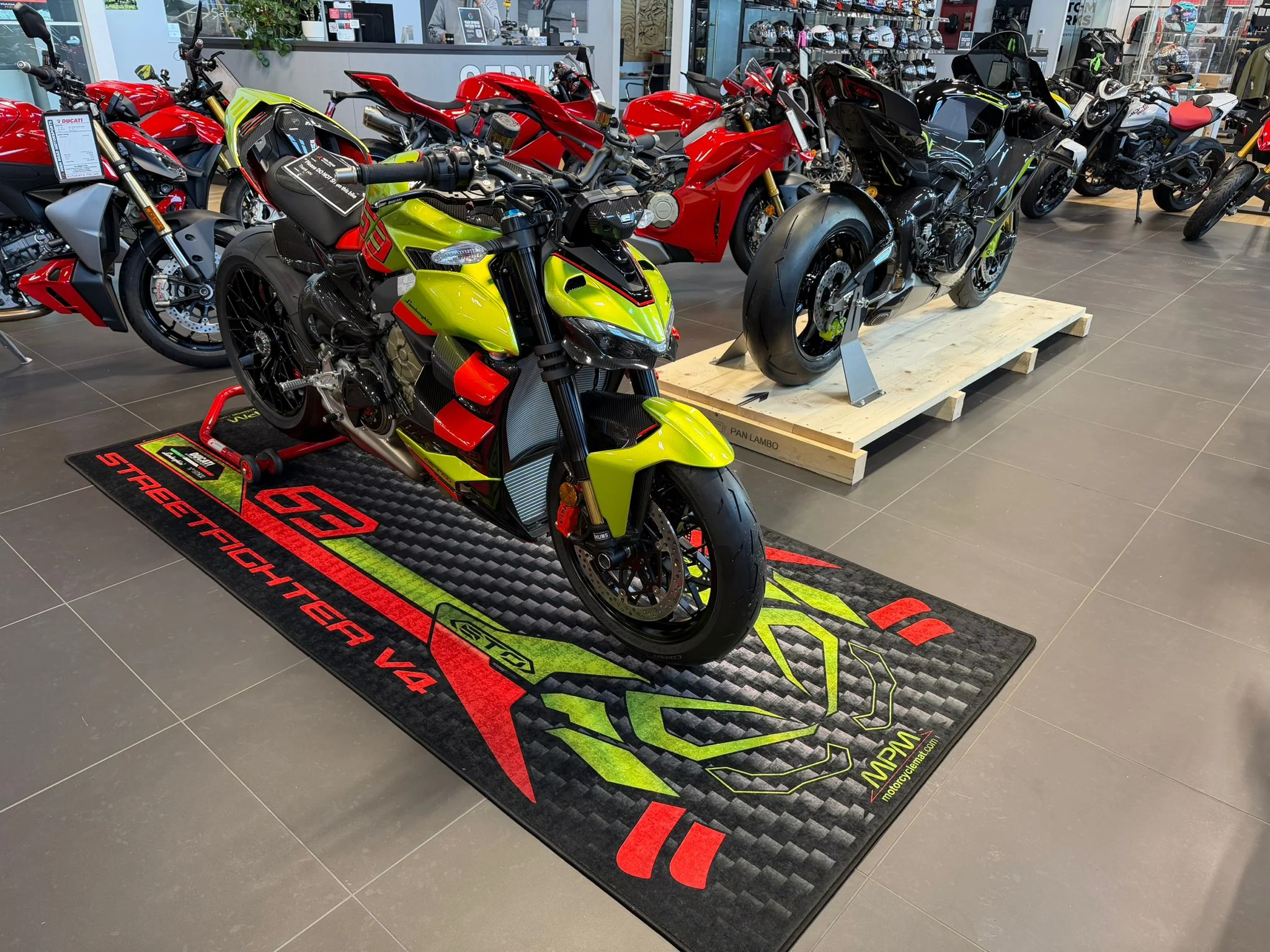 Motorcycle Mat for Ducati Streetfighter V4 Lamborghini Edition - MM4115 - Image 6
