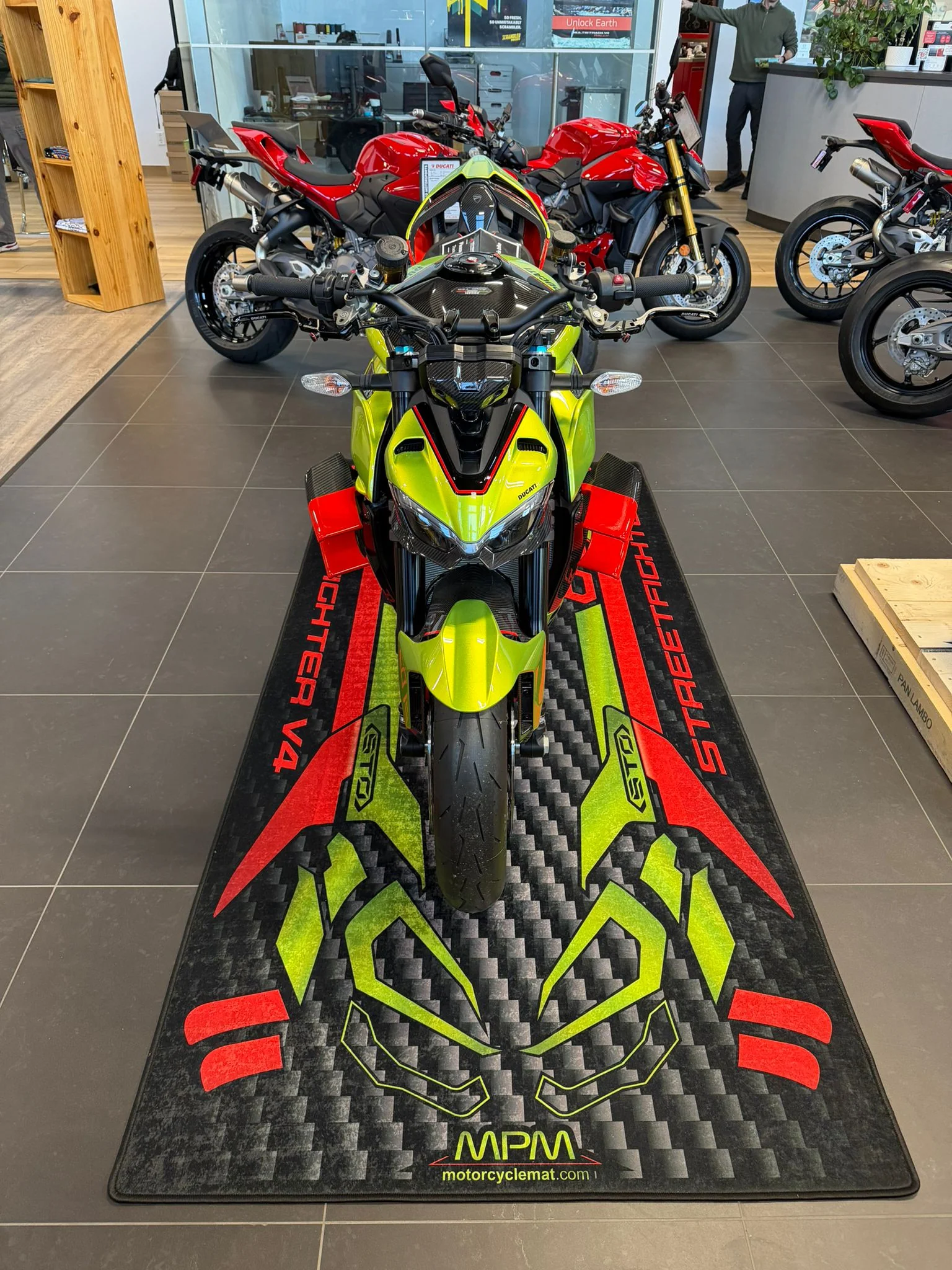Motorcycle Mat for Ducati Streetfighter V4 Lamborghini Edition - MM4115 - Image 7