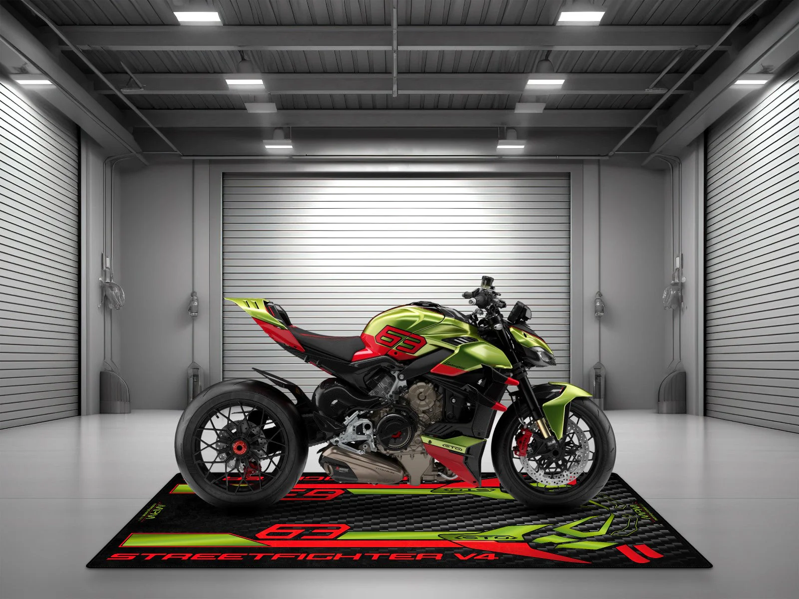 Motorcycle Mat for Ducati Streetfighter V4 Lamborghini Edition - MM4115 - Image 8