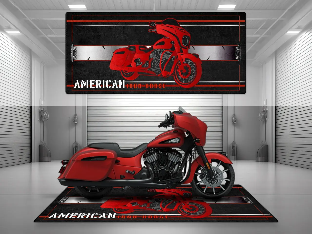Motorcycle Mat for Indian Chieftain Motorcycle - U302 - Image 3
