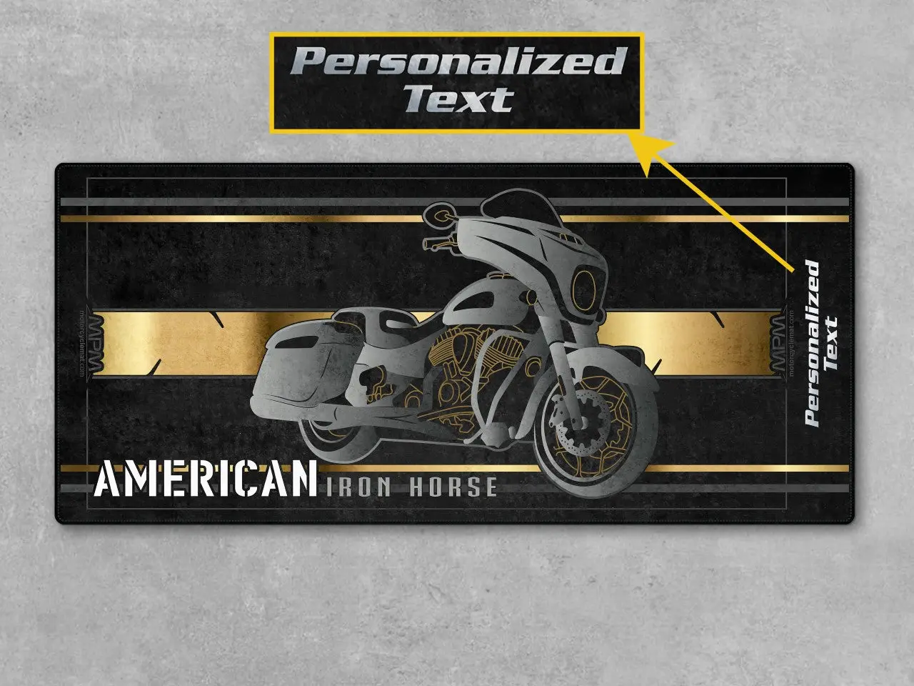 Motorcycle Mat for Indian Chieftain Motorcycle - U302 - Image 4