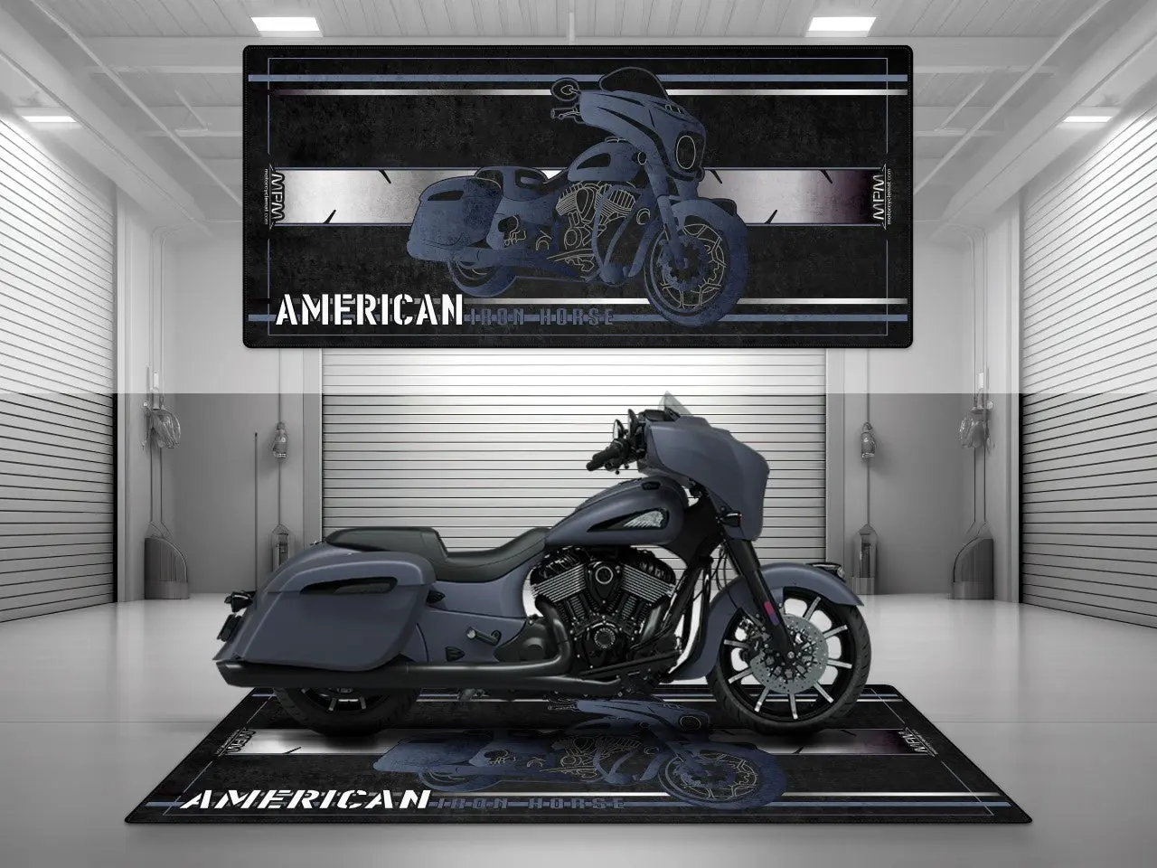 Motorcycle Mat for Indian Chieftain Motorcycle - U302 - Image 5
