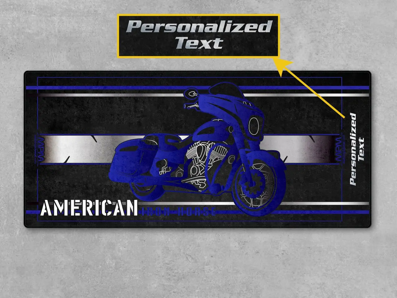 Motorcycle Mat for Indian Chieftain Motorcycle - U302 - Image 6