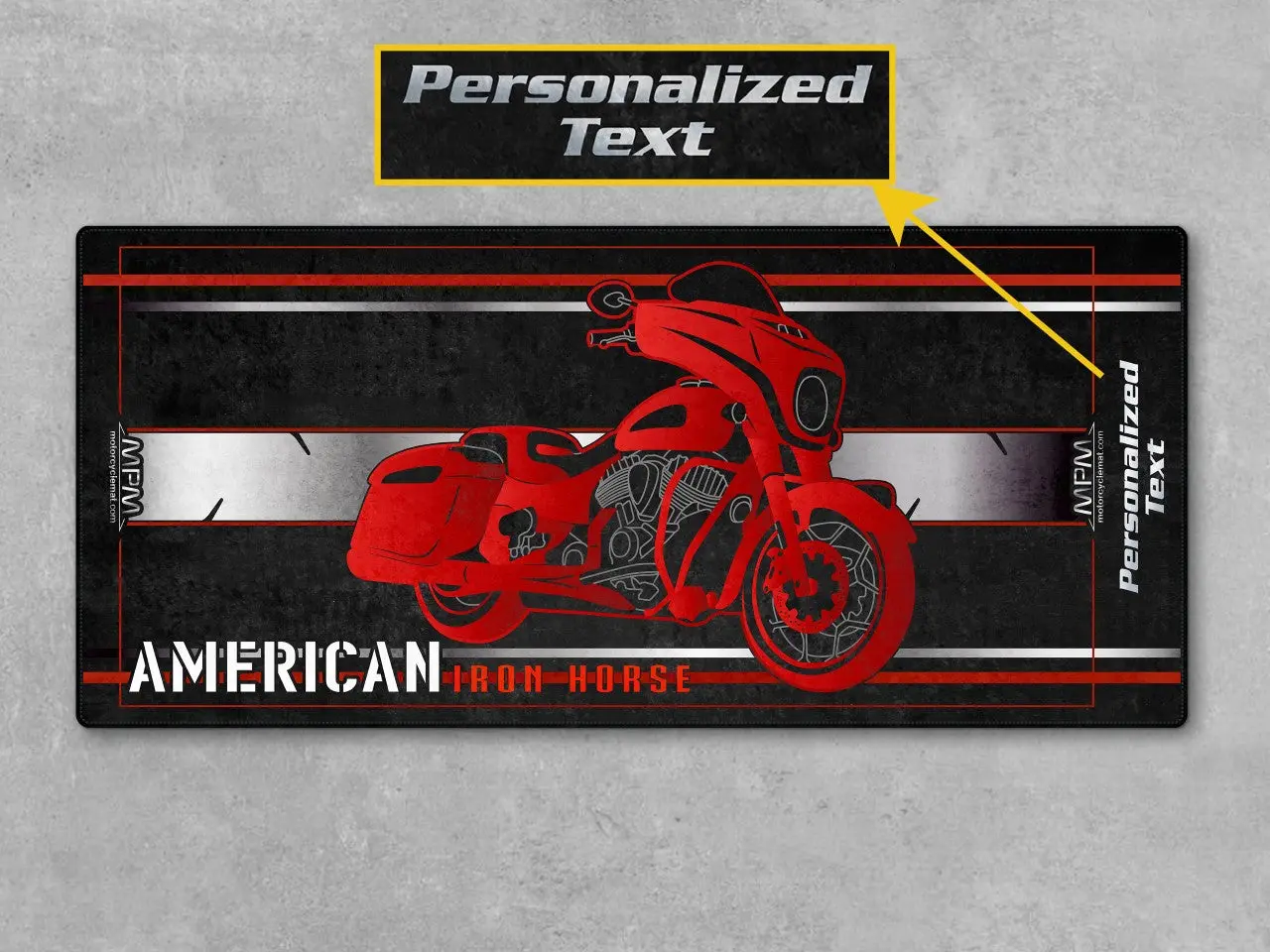Motorcycle Mat for Indian Chieftain Motorcycle - U302 - Image 7