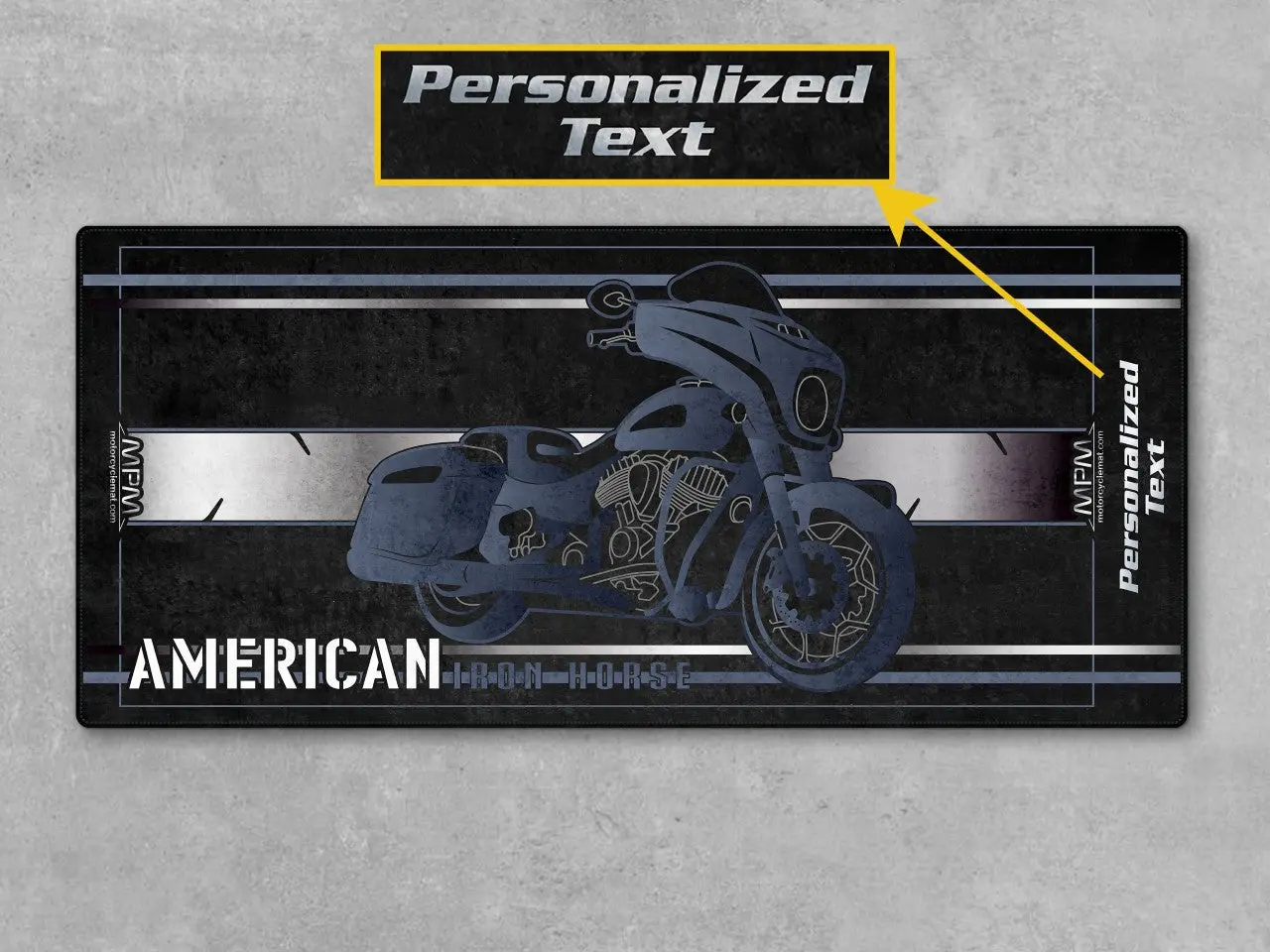 Motorcycle Mat for Indian Chieftain Motorcycle - U302 - Image 8
