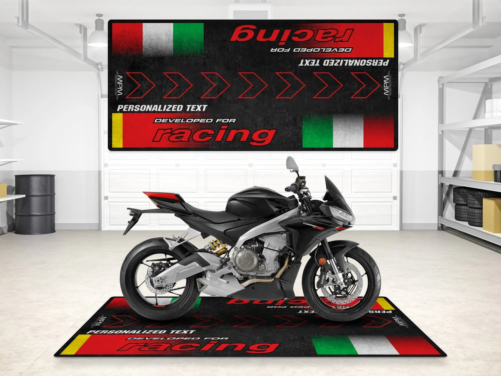 Motorcycle Mat for italian Sportbike, Naked, Adventure Motorcycle - MM7219 - Image 3