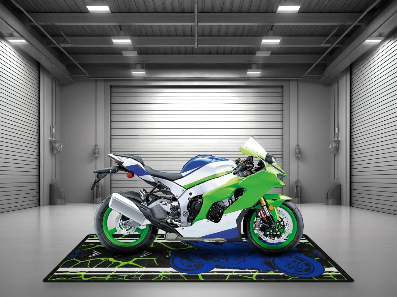 Motorcycle Mat for Kawasaki Motorcycle - U202 - Image 9