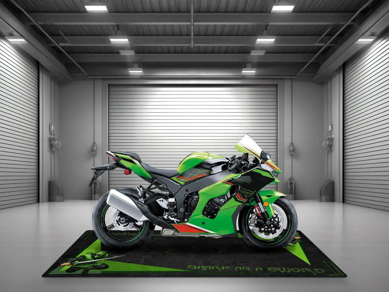 Motorcycle Mat for Kawasaki Ninja Motorcycle - U201 - Image 9