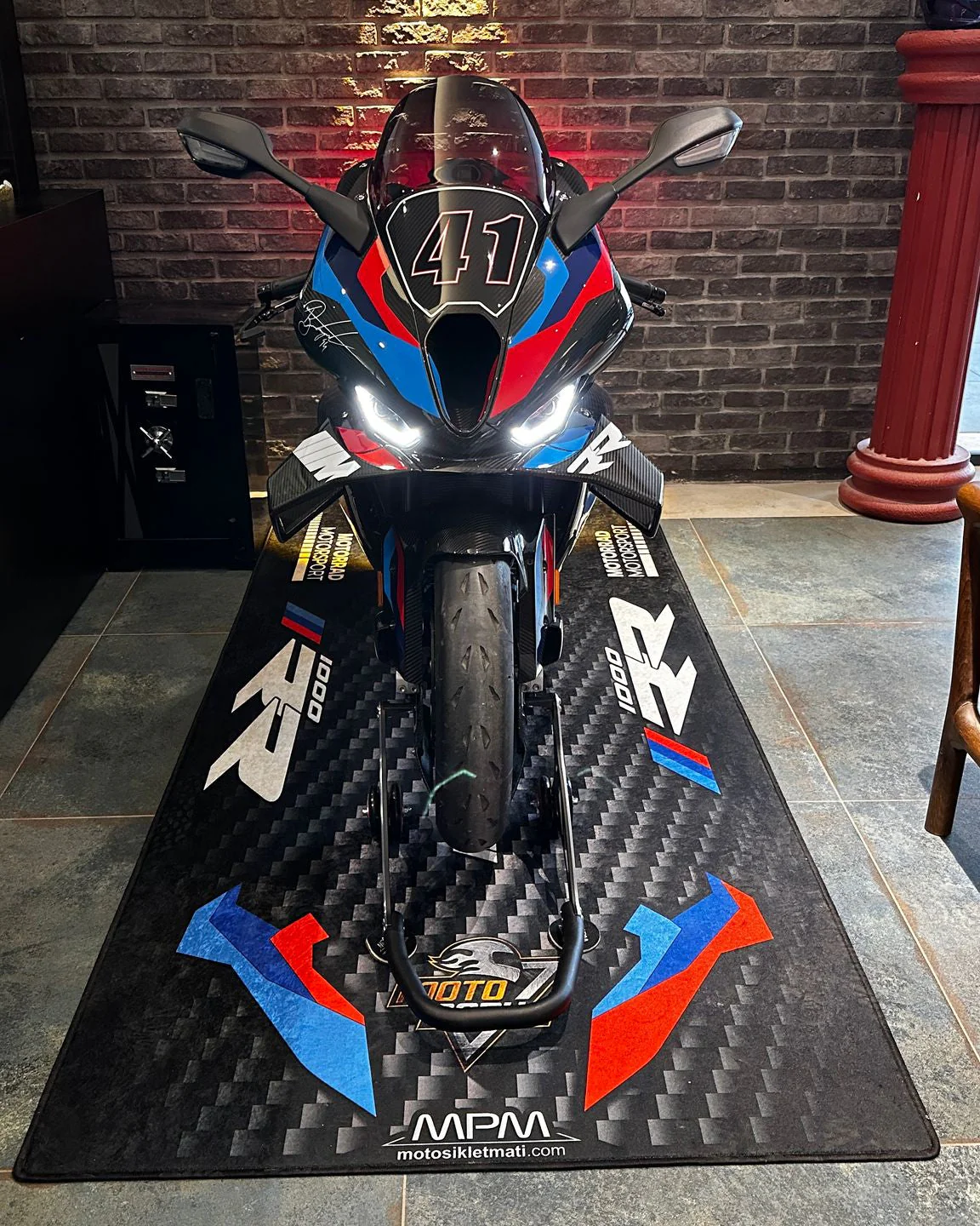 Motorcycle Mat for M1000RR Carbon Sportbike Motorcycle - MM7161 - Image 10