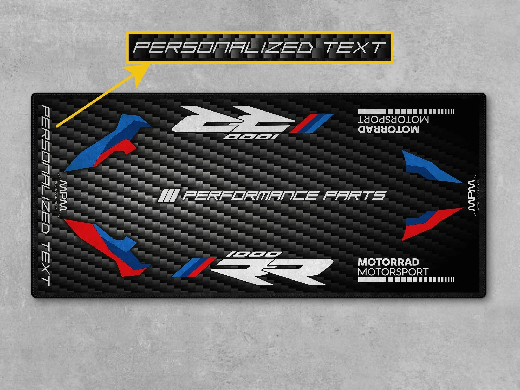 Motorcycle Mat for M1000RR Carbon Sportbike Motorcycle - MM7161 - Image 4