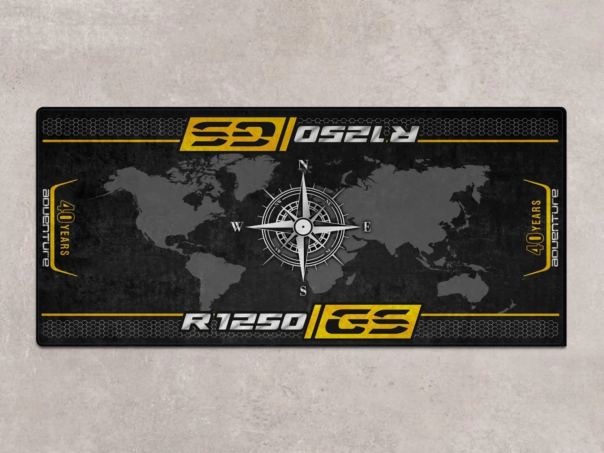 Motorcycle Mat for R1250GS 40th Years Anniversary Adventure Motorcycle - MM7248 - Image 2
