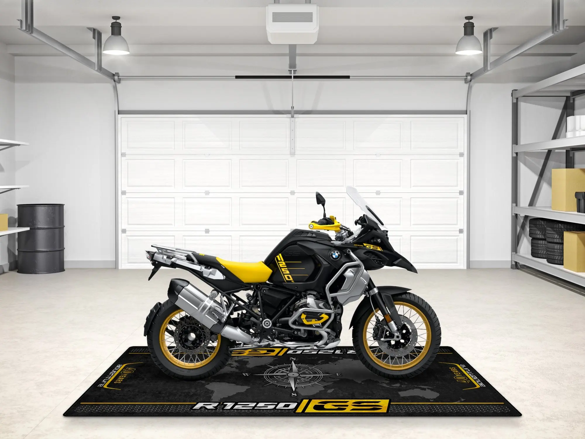 Motorcycle Mat for R1250GS 40th Years Anniversary Adventure Motorcycle - MM7248 - Image 5