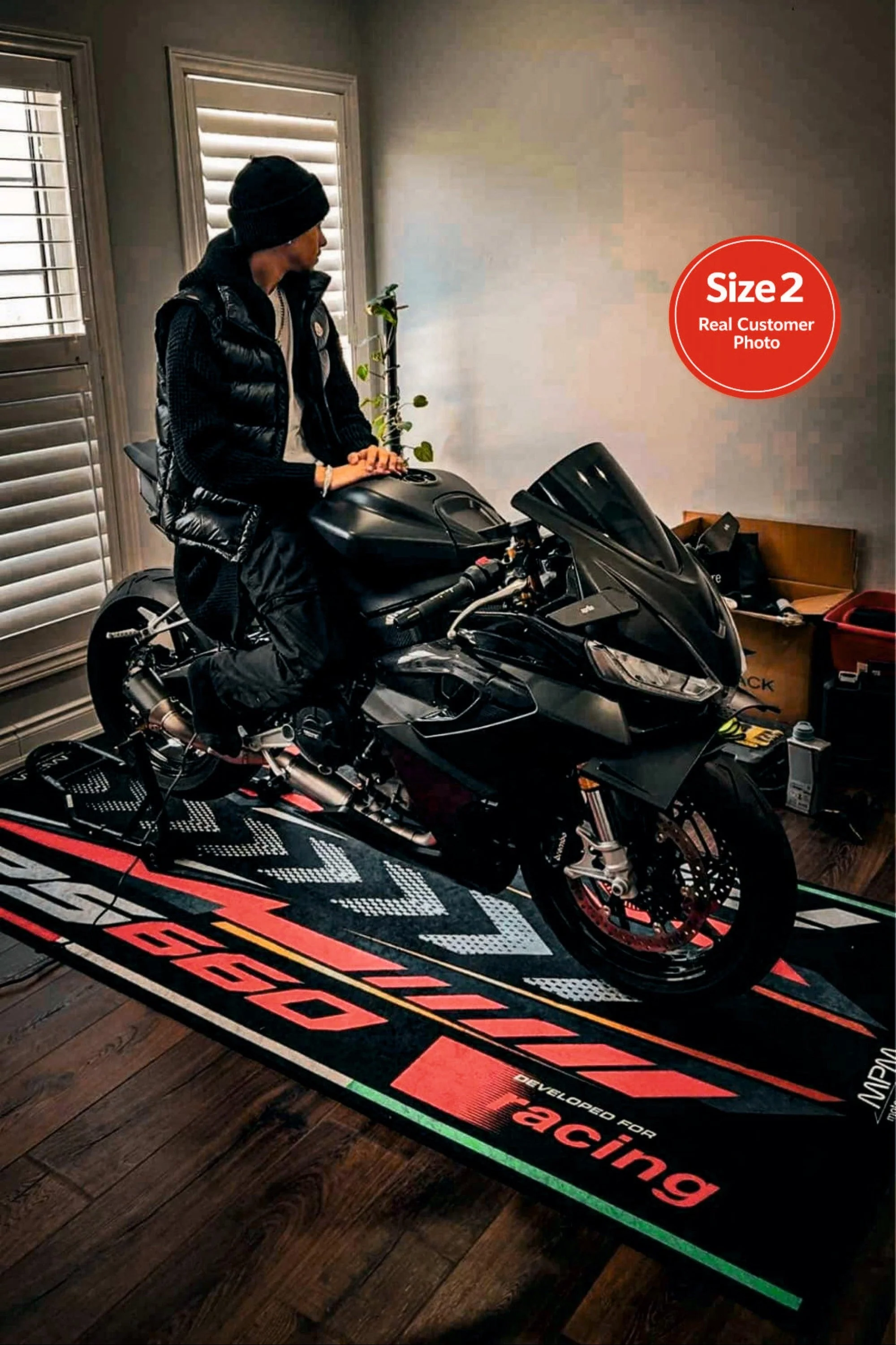 Motorcycle Mat for RS660 Sportbike Motorcycle - MM7275 - Image 21