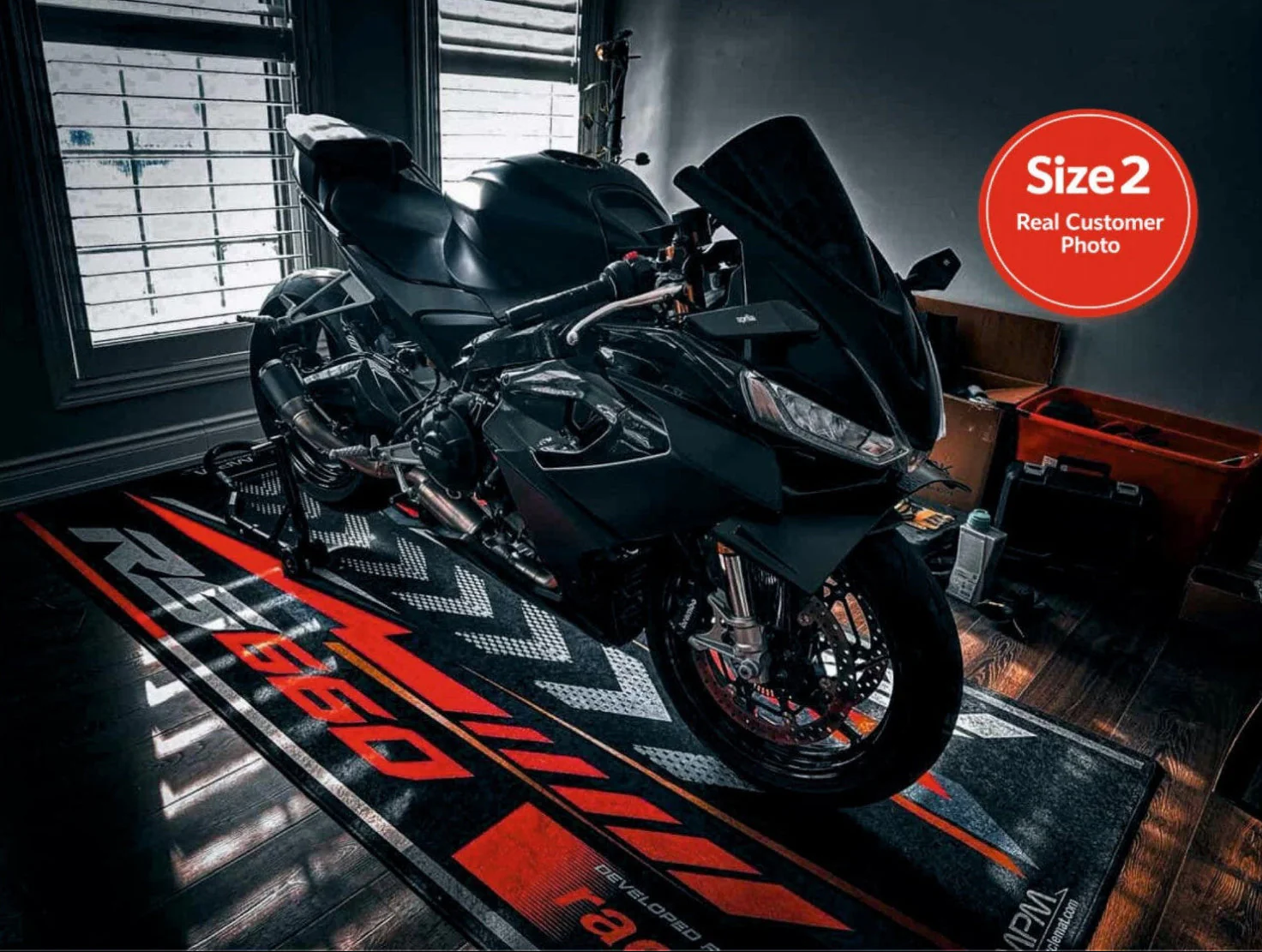 Motorcycle Mat for RS660 Sportbike Motorcycle - MM7275 - Image 22