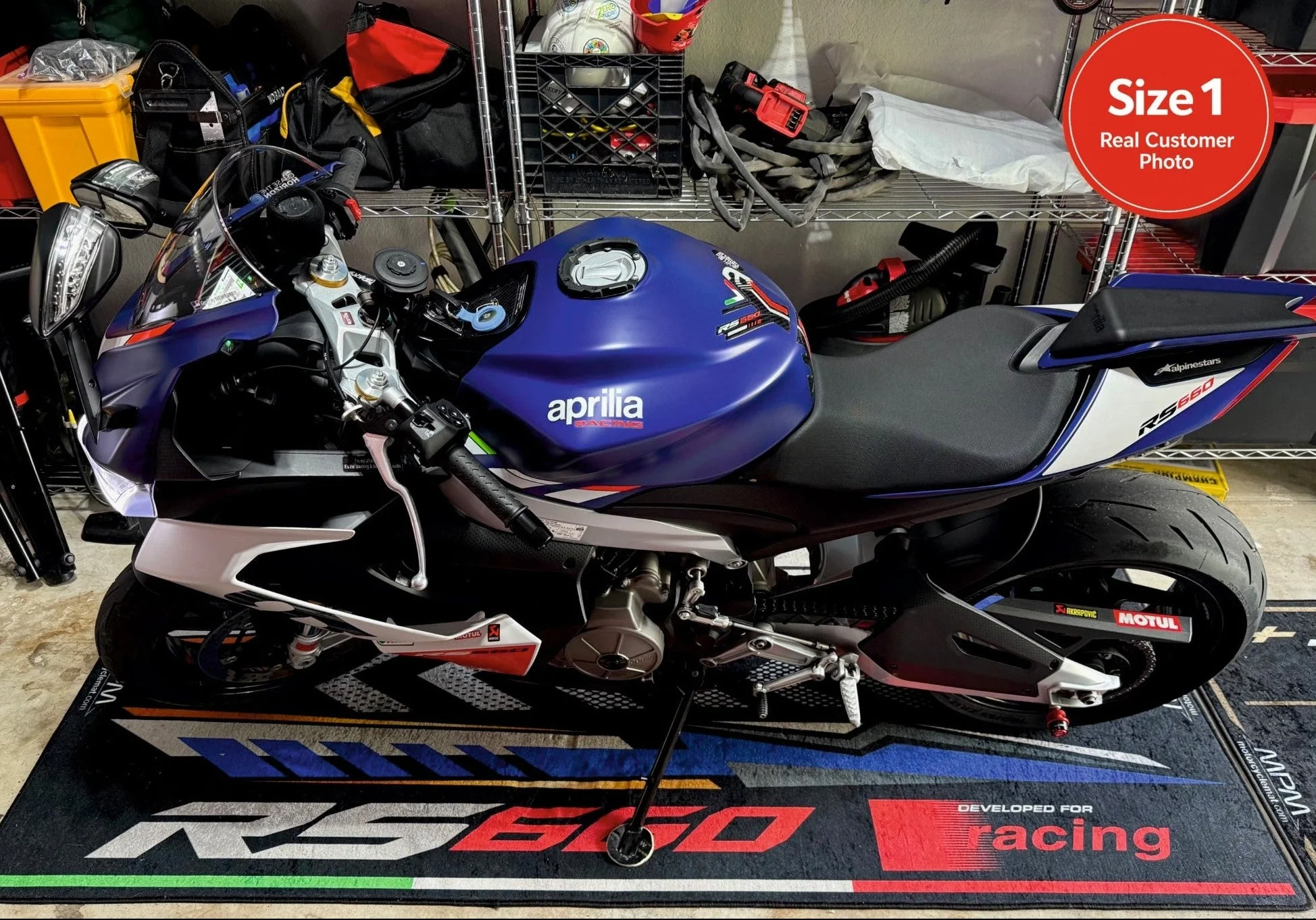 Motorcycle Mat for RS660 Sportbike Motorcycle - MM7275 - Image 23