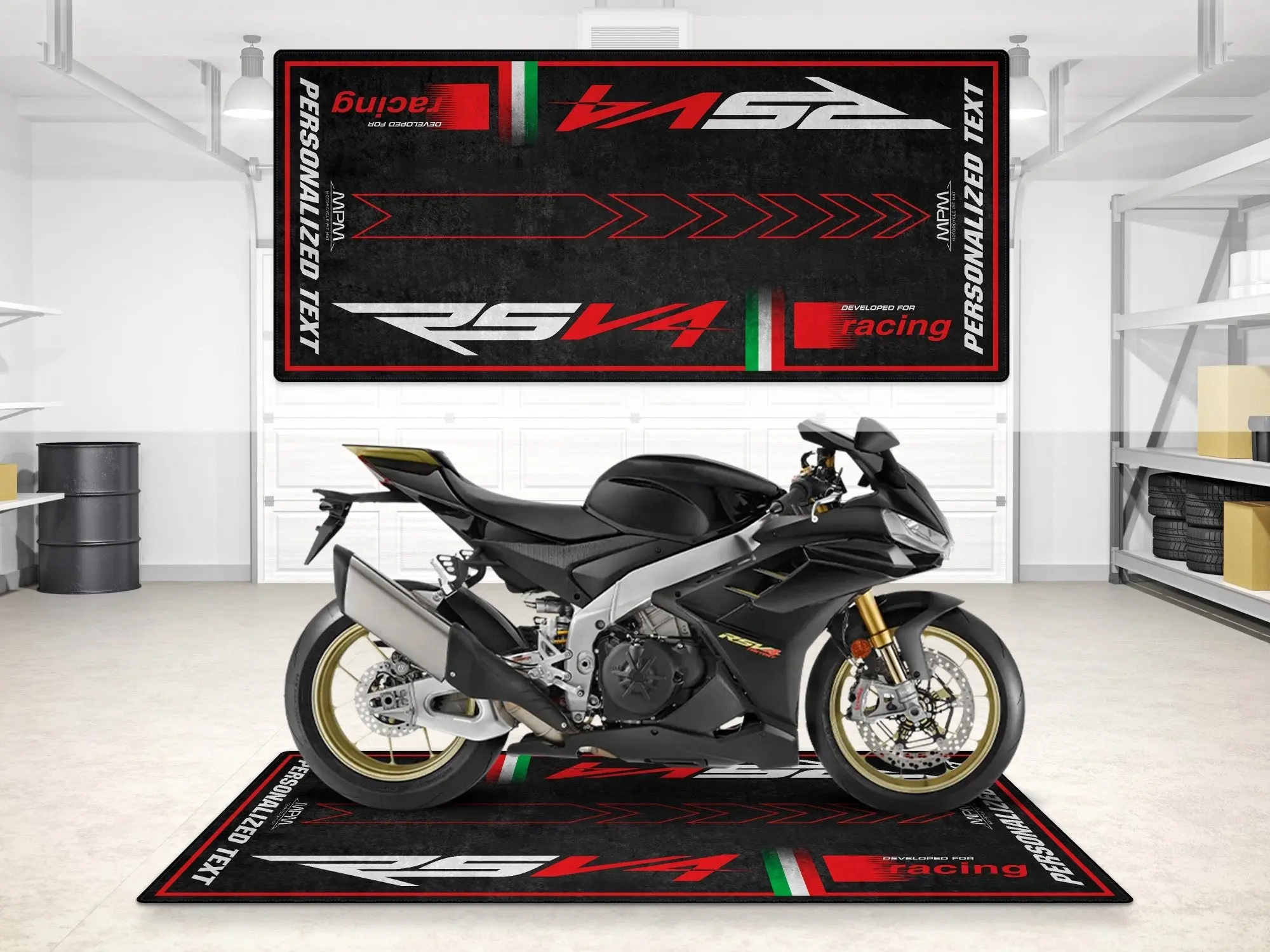 Motorcycle Mat for RSV4 Sportbike Motorcycle - MM7220 - Image 3