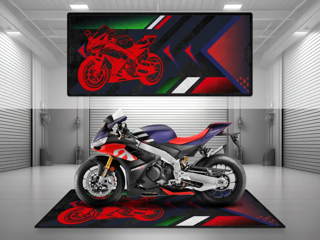 Motorcycle Mat for RSV4 Sportbike Motorcycle - U601 - Image 2