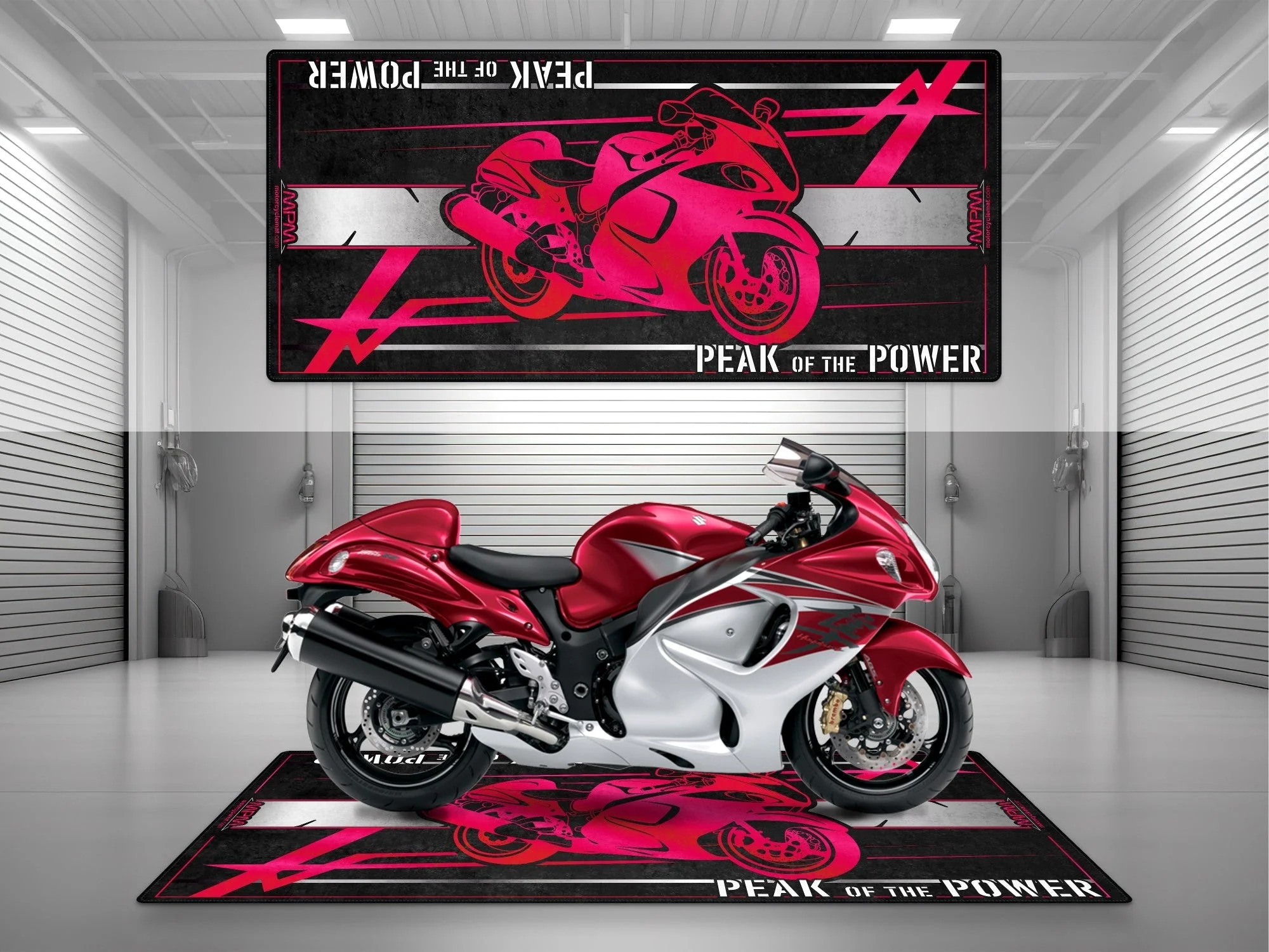 Motorcycle Mat for Suzuki Hayabusa Motorcycle - U101 - Image 2