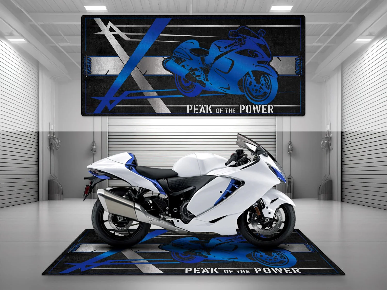 Motorcycle Mat for Suzuki Hayabusa Motorcycle - U101 - Image 3