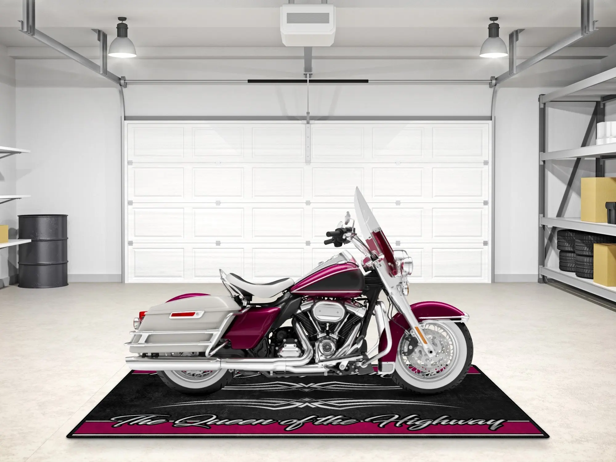 Motorcycle Mat for Touring Motorcycle "The Queen of the Highway" - MM7299 - Image 10