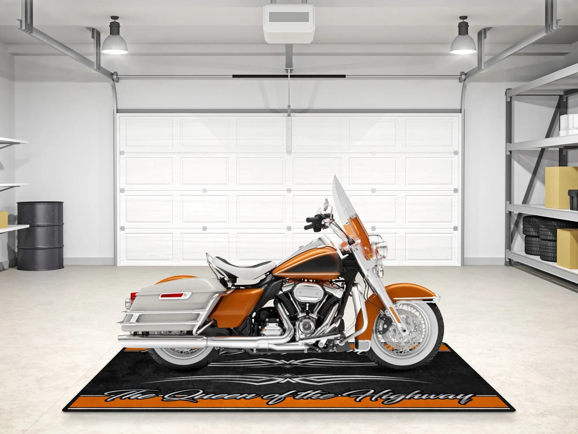 Motorcycle Mat for Touring Motorcycle "The Queen of the Highway" - MM7299 - Image 5