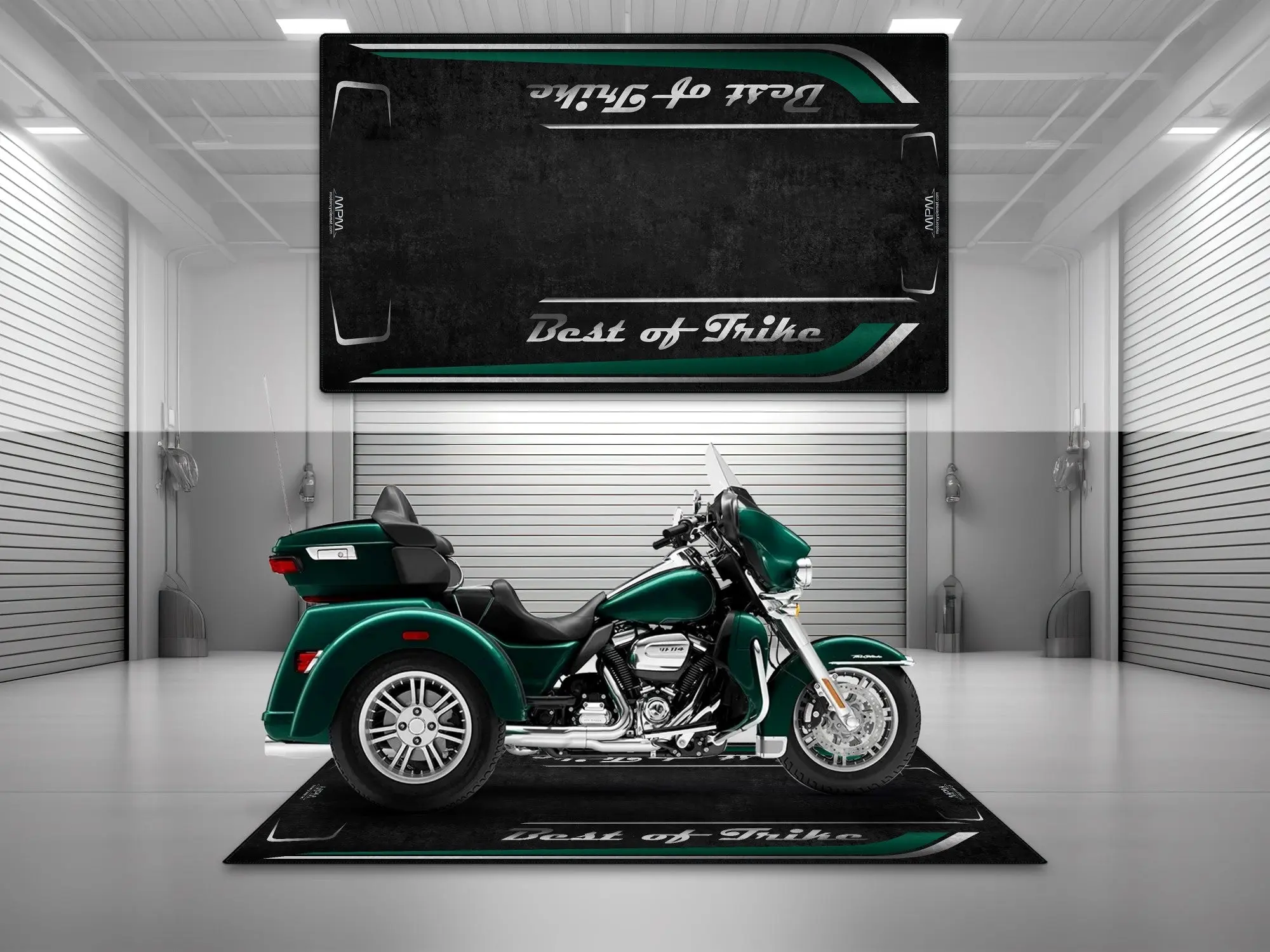 Motorcycle Mat for Trike Motorcycle "Best of Trike" - MM7433 - Image 2