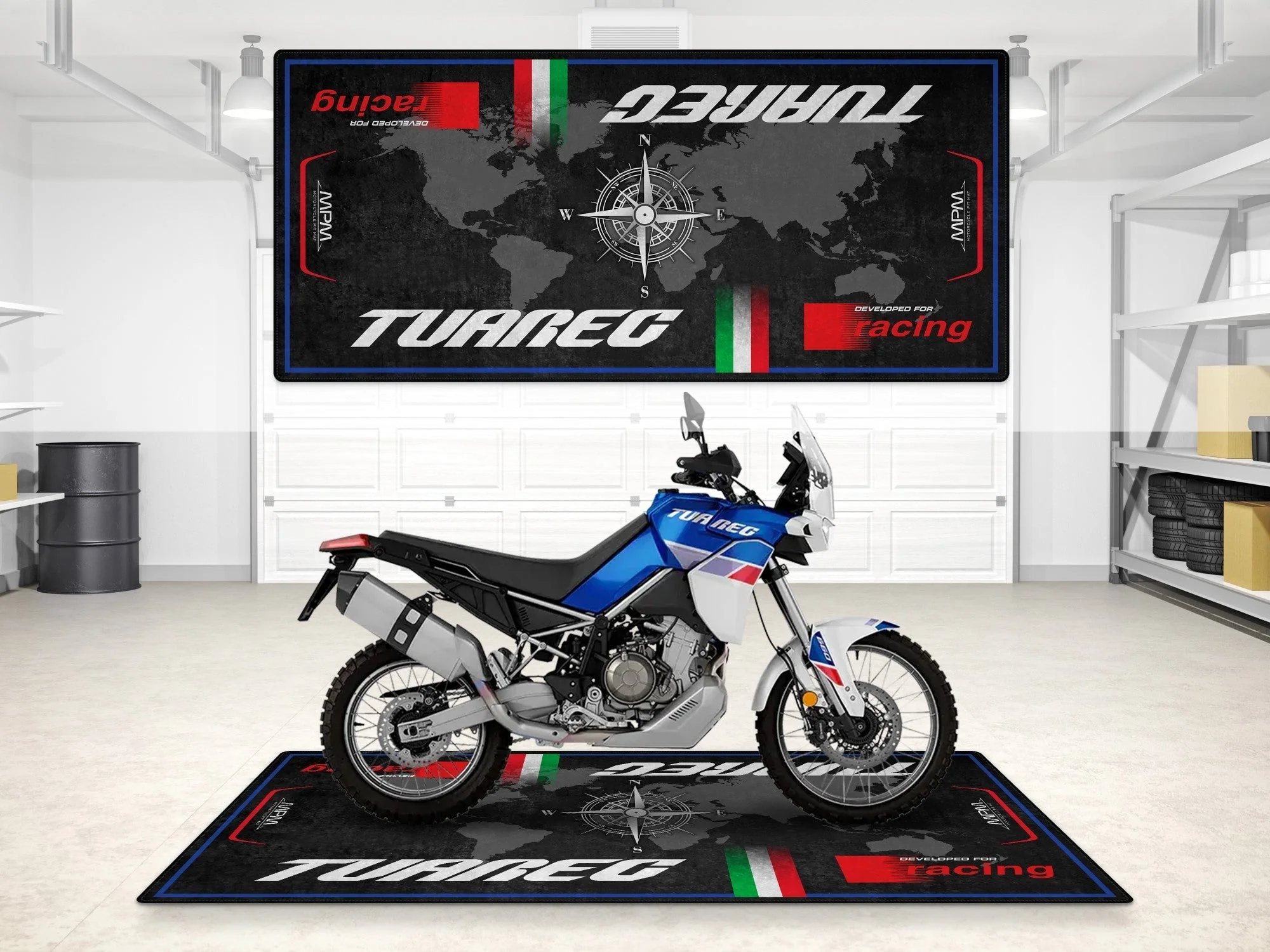 Motorcycle Mat for Tuareg Adventure Motorcycle - MM7274 - Image 5