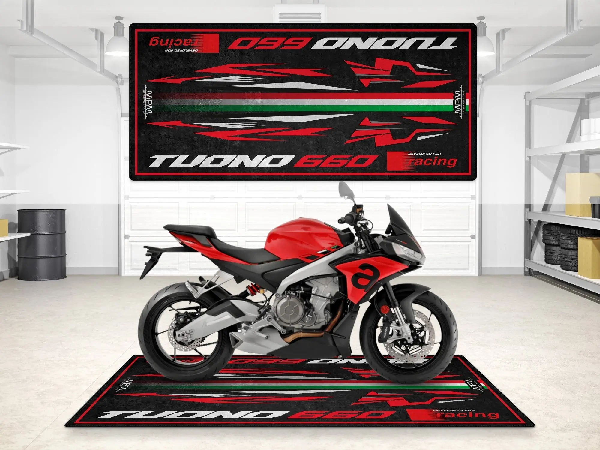 Motorcycle Mat for Tuono 660 Naked Bike Motorcycle - MM7277 - Image 9