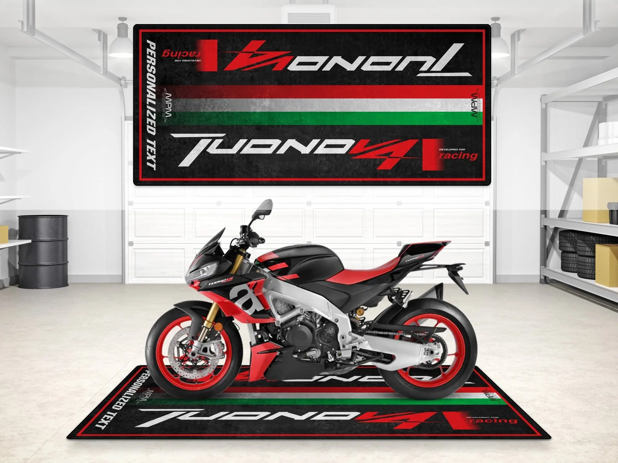 Motorcycle Mat for Tuono V4 Naked Motorcycle - MM7253 - Image 3