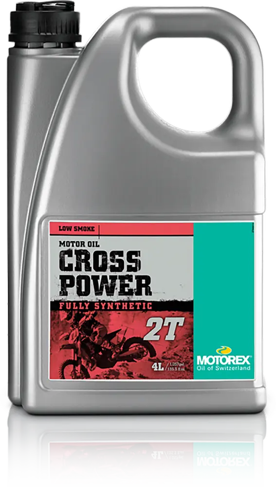 Motorex 2T Low Smoke 2 Stroke Oil - Cross Power Full Synthetic - Image 2