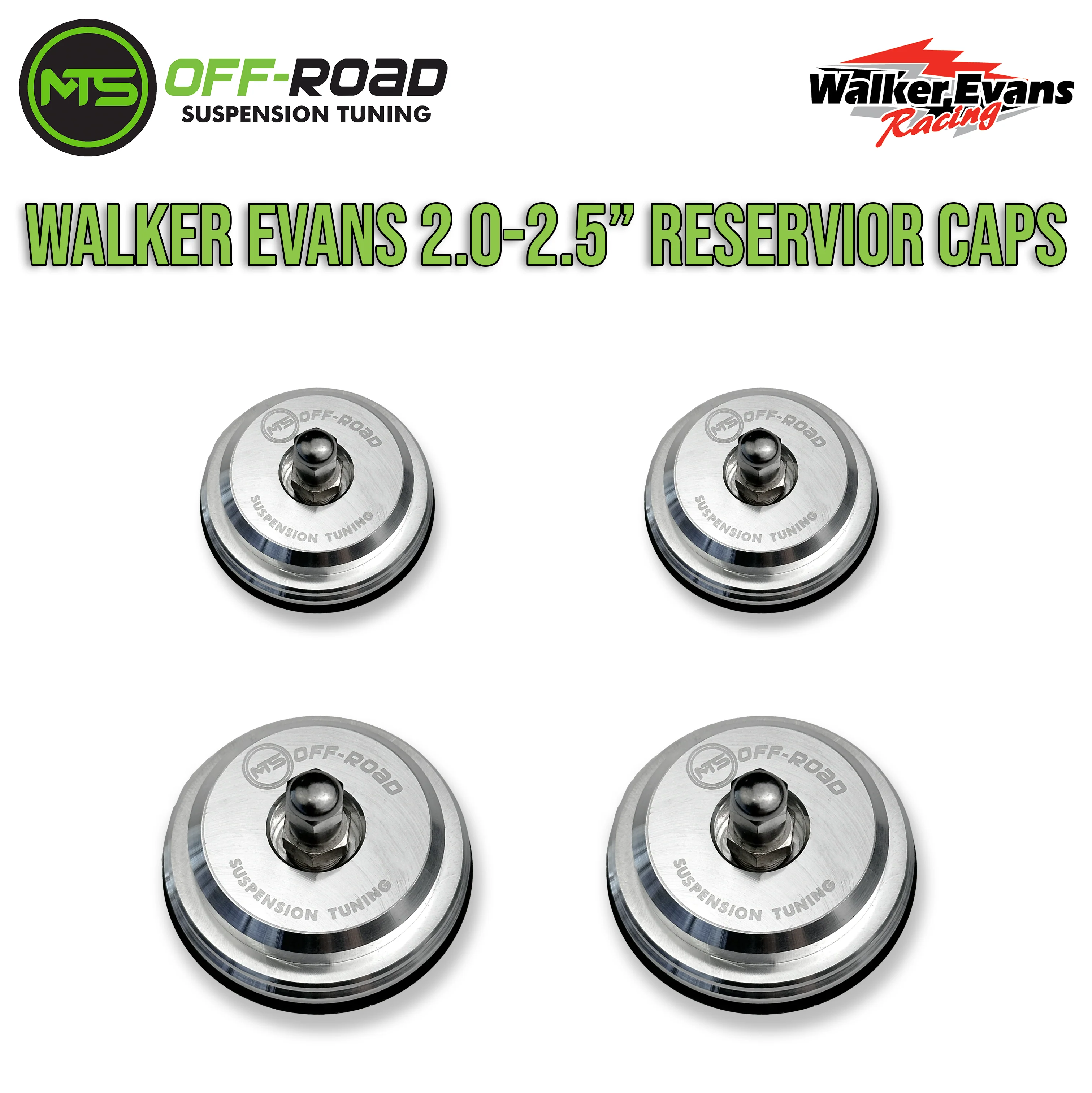 MTS Off-Road Schrader Valve Reservoir Caps (FOR WALKER EVANS SHOCKS) - Image 4