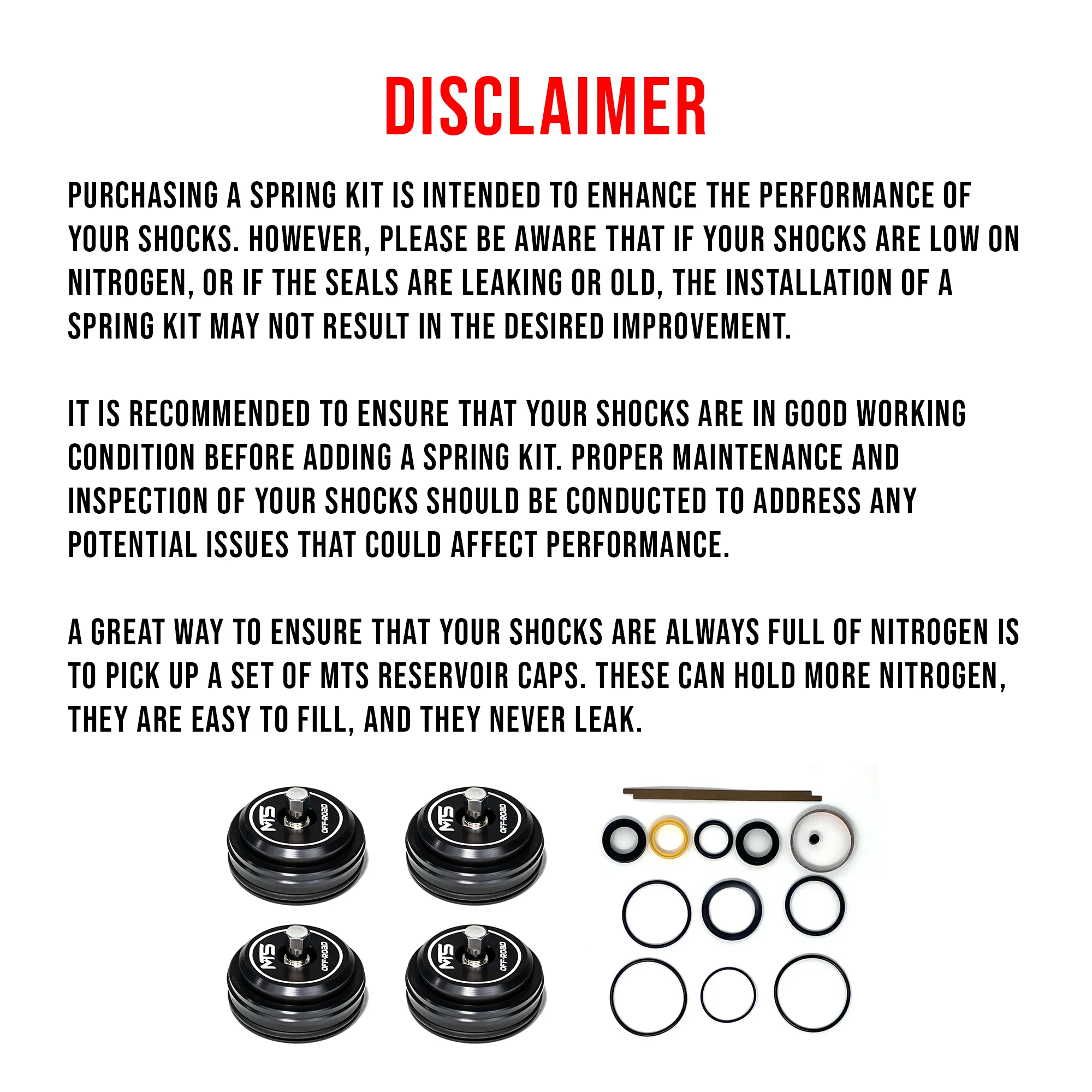 MTS Offroad Can-Am X3 Spring Kit - Image 4