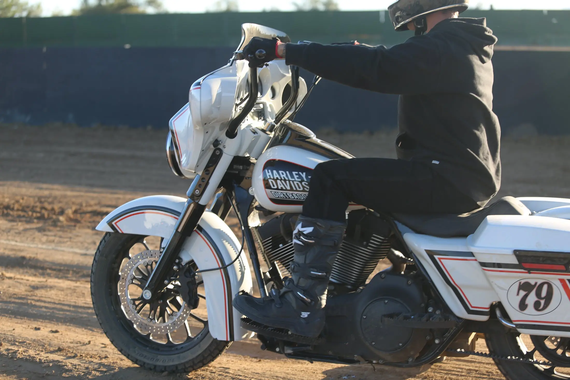 MX Style Floorboards for Harley Davidson - Black - Burley Brand - Image 5