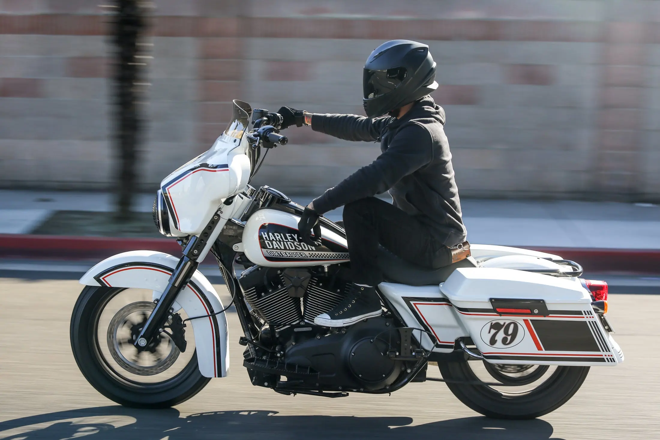 Burley MX Style Passenger Boards - Black - Harley Davidson | FLT - Image 5
