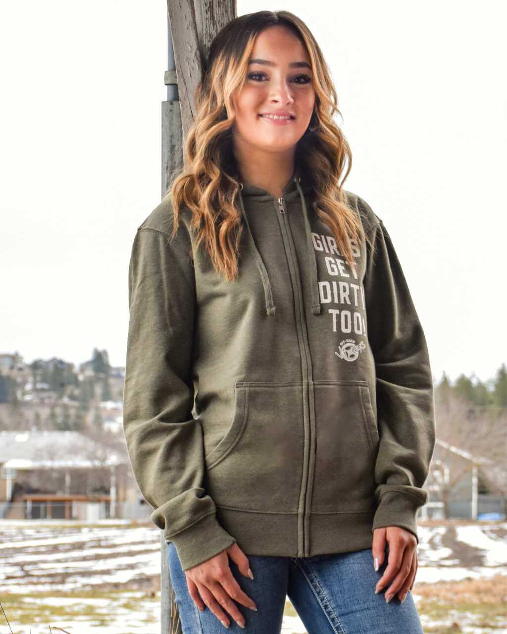 No Roads Unisex Zip Up Hoodie - Image 4