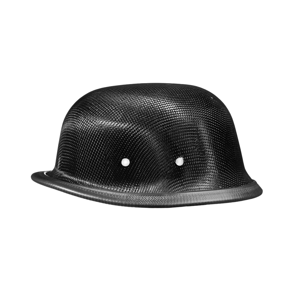 Novelty German Helmet - Grey Carbon Fiber - Image 2