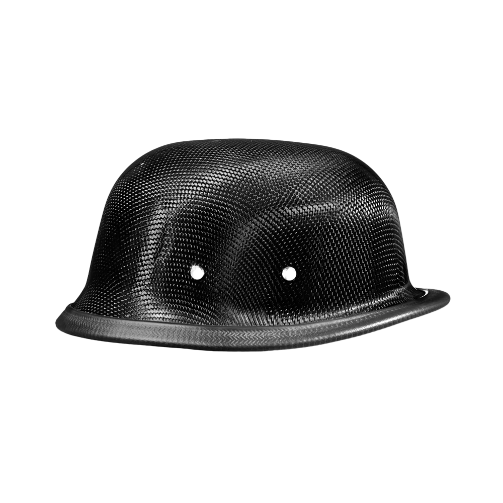 Novelty German Helmet - Grey Carbon Fiber - Image 4
