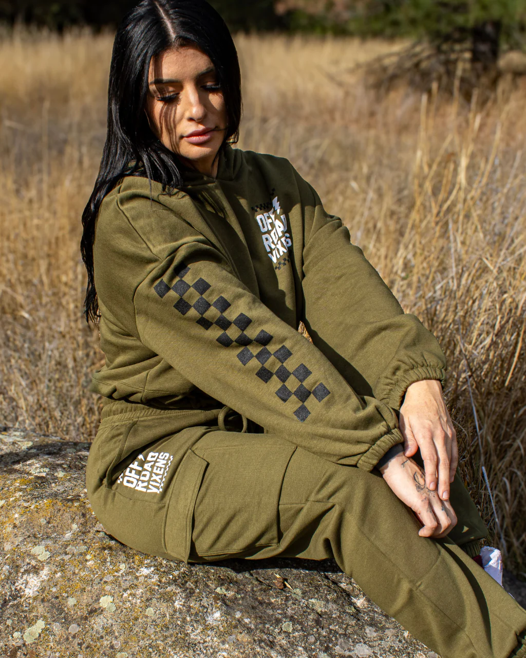 Obsessed Oversized Cropped Hoodie - Off-Road Vixens - Image 4