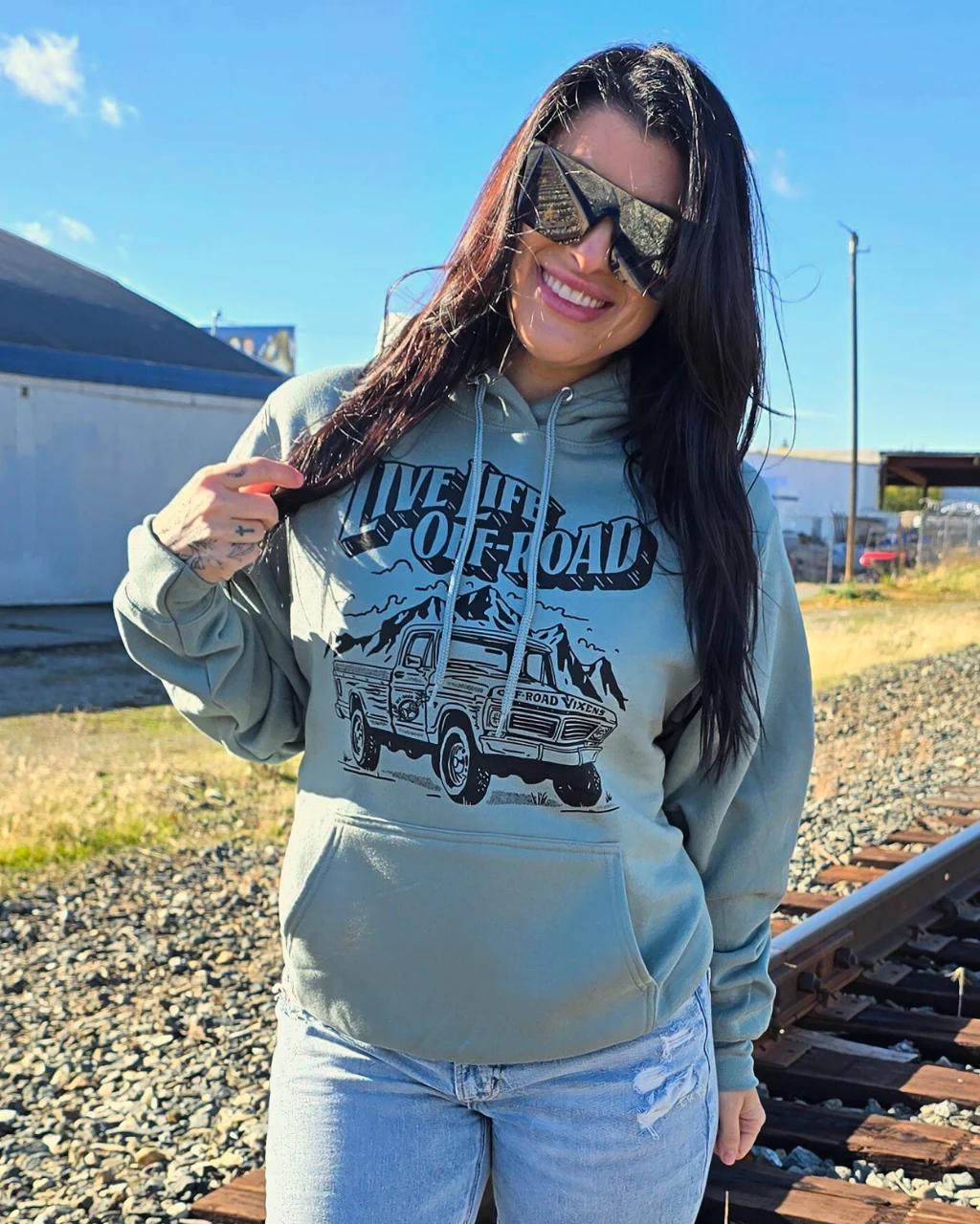 Off-Road Life Pullover Hoodie - Off-Road Vixens - Image 2