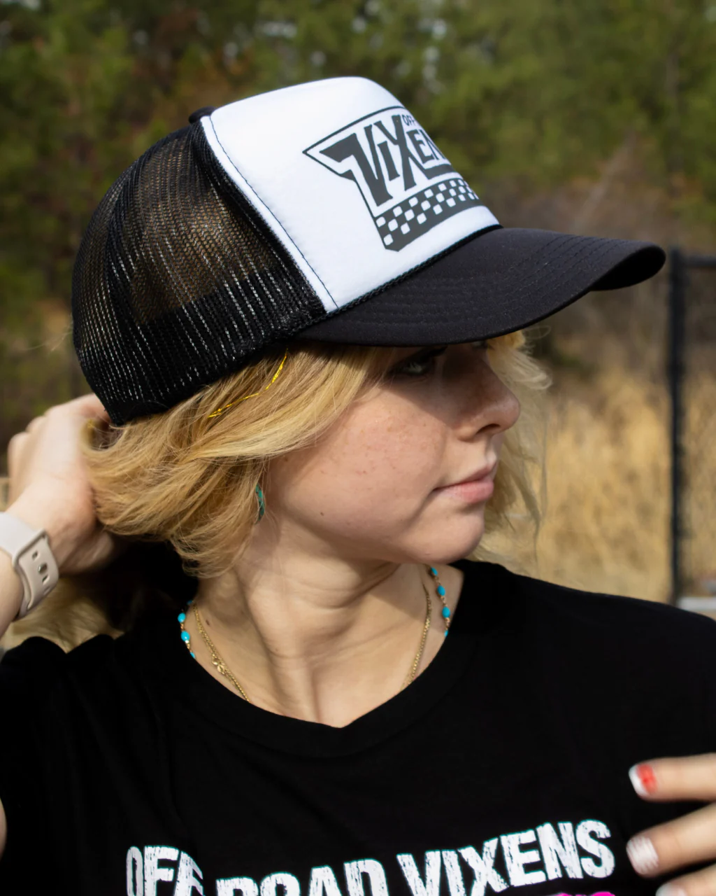 Off the Wall Foam Trucker - White/Black - Image 3