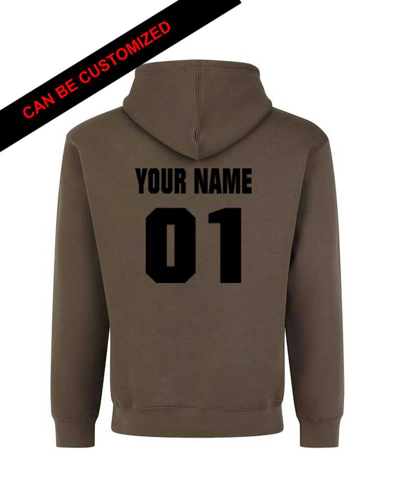 Off the Wall Heavy Weight Hoodie - Brown - Image 10