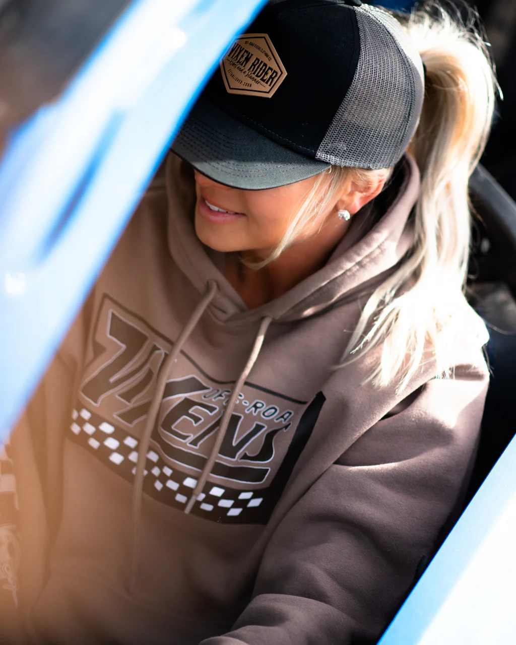 Off the Wall Heavy Weight Hoodie - Brown - Image 2