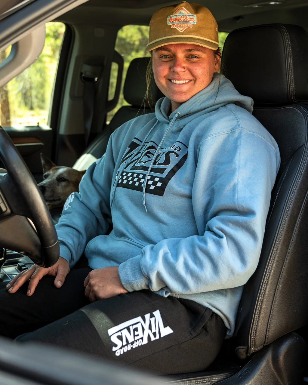 Off the Wall Unisex Pullover Hoodie - Blue - Image 2